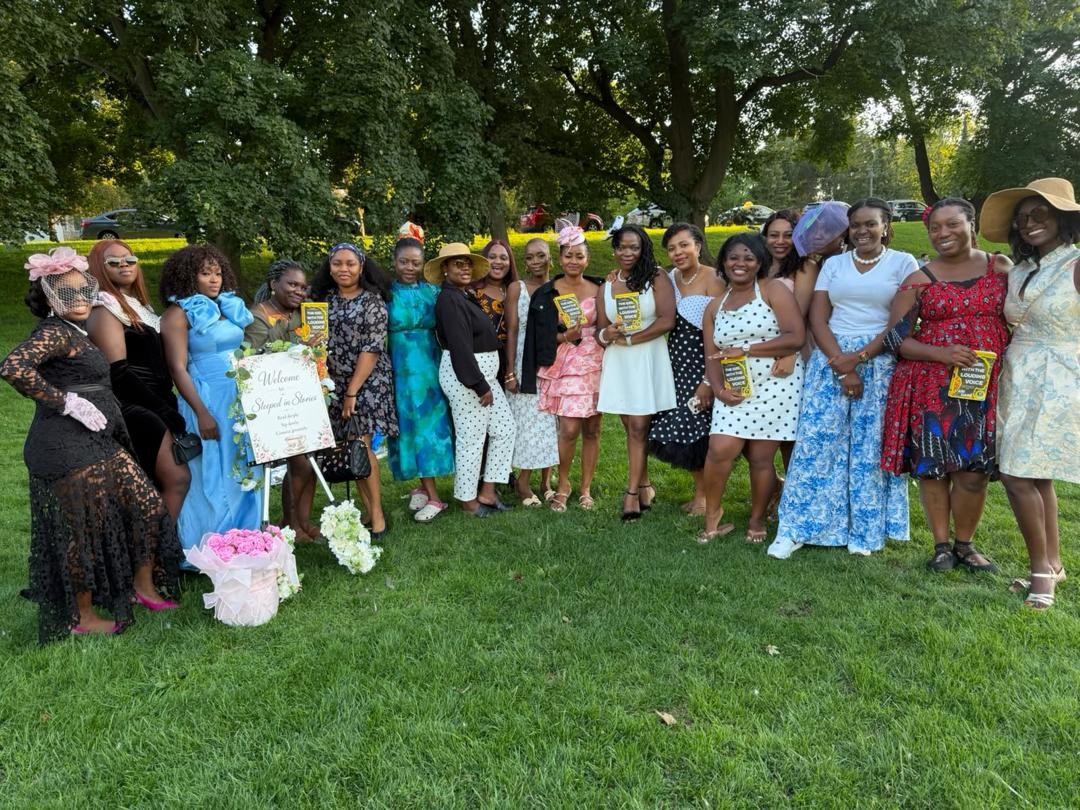 Steeped in Stories members at a summer gathering